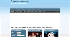 Desktop Screenshot of ladyboythailand.com